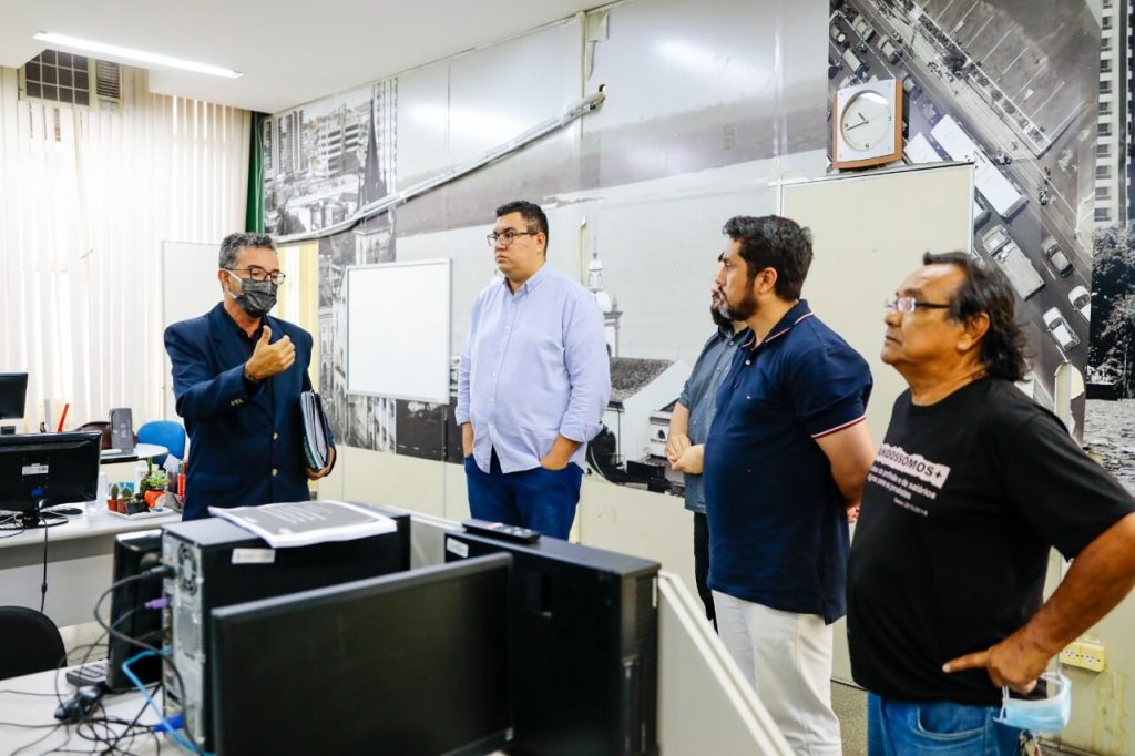 Secretaria de Comunicação da Prefeitura de Manaus recebe visita do presidente do Sindicato dos Jornalistas