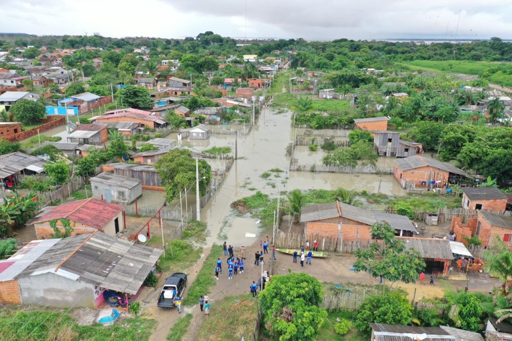 Parintins decreta situação de emergência por 90 dias em virtude de alagamentos