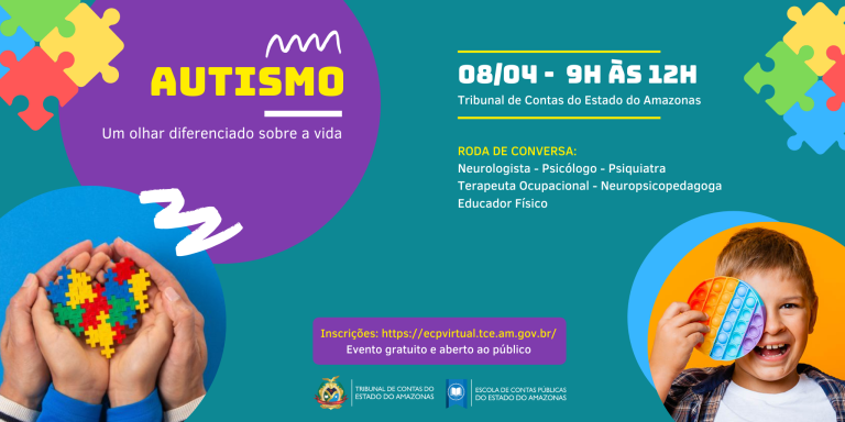 Escola de Contas promove debate sobre o autismo no dia 08 de abril