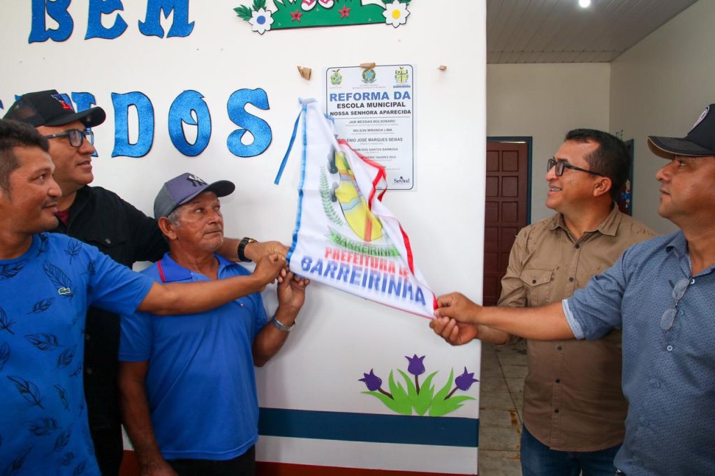 Prefeitura de Barreirinha revitaliza e entrega escola na Agrovila Jabutituba
