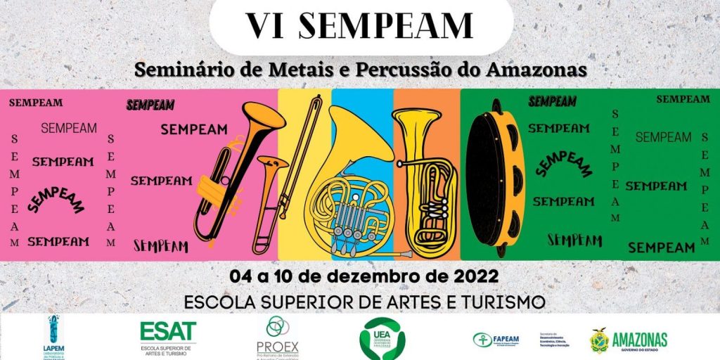 Governo do Amazonas apoia evento científico sobre música, metais e percussão