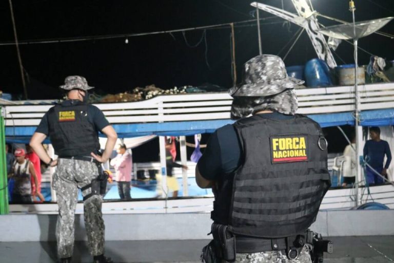 Atuação de agentes da Força Nacional na Base Fluvial Arpão irá continuar em 2023