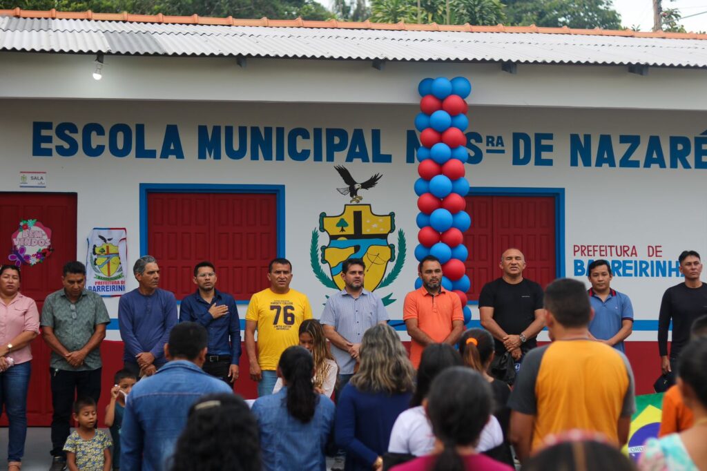 Laguinho do Andirá tem escola revitalizada pela Prefeitura de Barreirinha