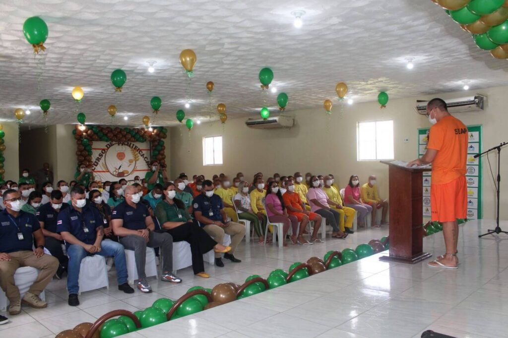 Seap certifica 61 reeducandos em cursos profissionalizantes