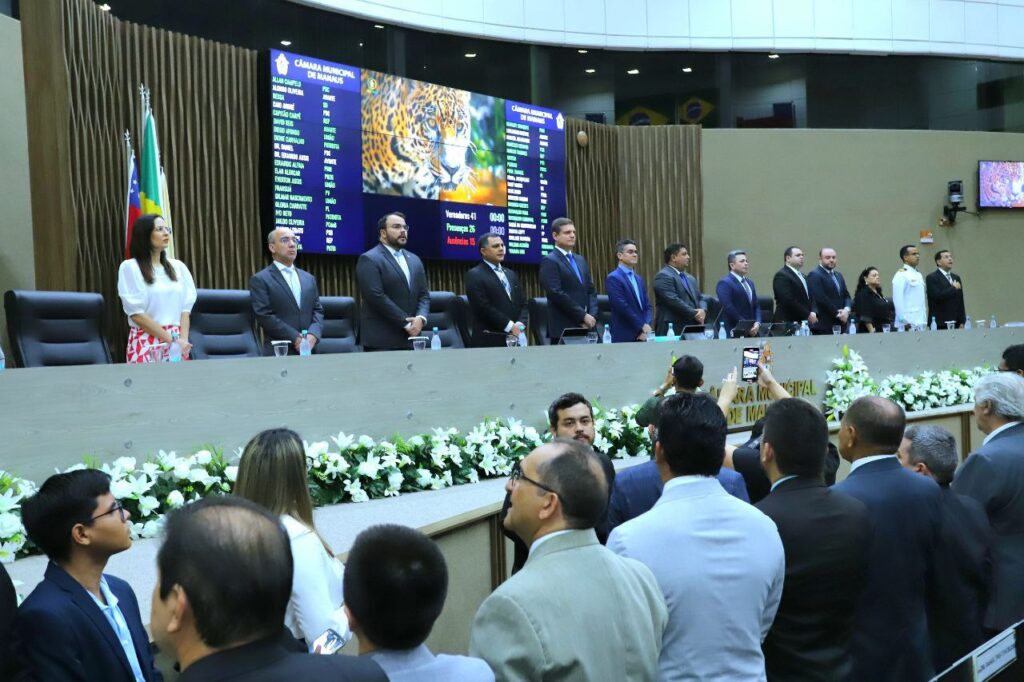 Presidente do TCE-AM participa da abertura dos trabalhos legislativos da CMM
