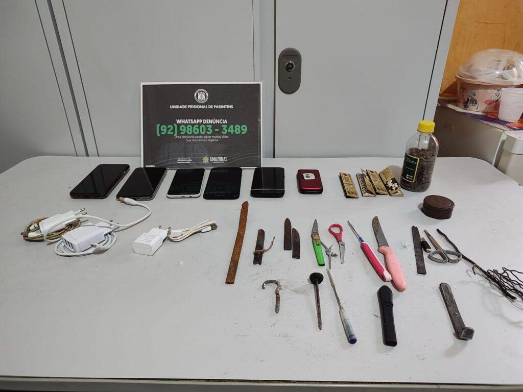 Operação Hórus encontra materiais ilícitos no presídio de Parintins