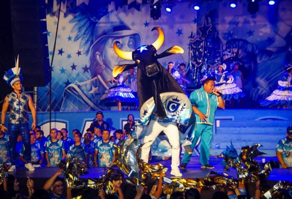 Caprichoso monta espetáculo para lançamento do álbum 2023 “O Brado do Povo Guerreiro”