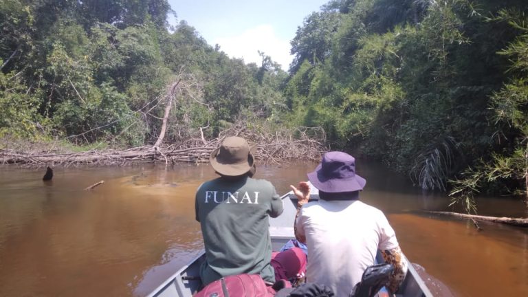 As equipes de vigilância foram formadas por indígenas dos povos Banawa e Jamamadi, além de servidores da Funai. Acervo Funai