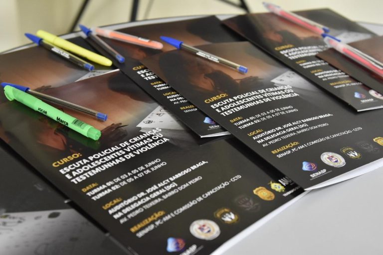 Policiais civis do interior participam de curso de escuta especializada para crianças e adolescentes