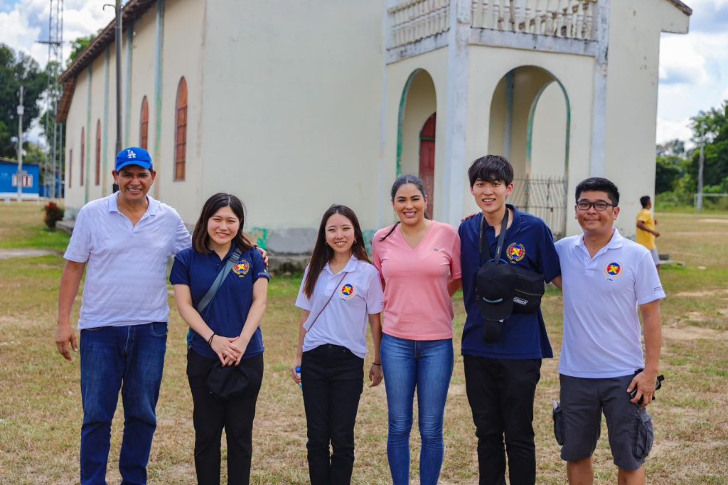 Ação em Dias na comunidade do Jará conta com participação de estudantes de medicina do Japão