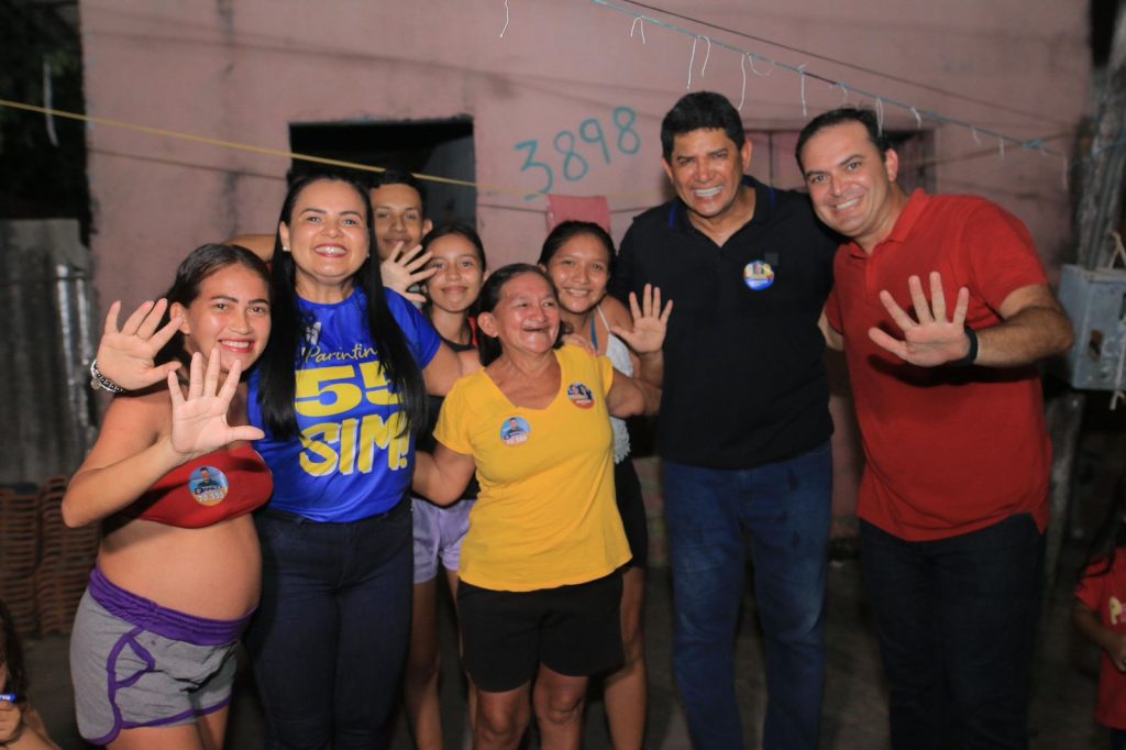 candidato a prefeito Mateus Assayag PSD e da candidata a vice Vanessa Goncalves MDB 2