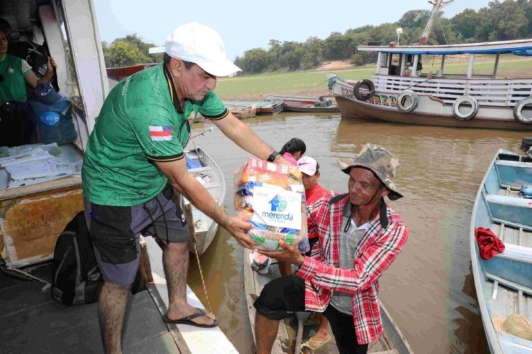 Governo do Amazonas divulga boletim sobre a estiagem no estado, nesta quarta-feira