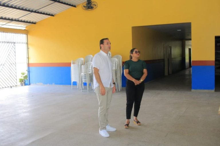 Prefeito anuncia ampliação da Escola Santa Luzia do Macurany