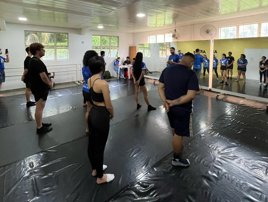 Audição da companhia Arte Sem Fronteiras para Festival de Parintins