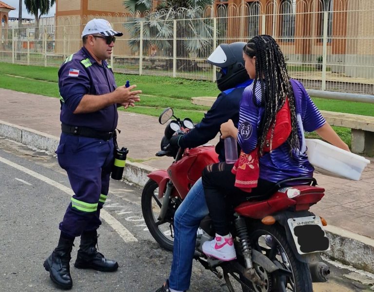 Campanha realizada pela Prefeitura de Parintins busca segurança no trânsito