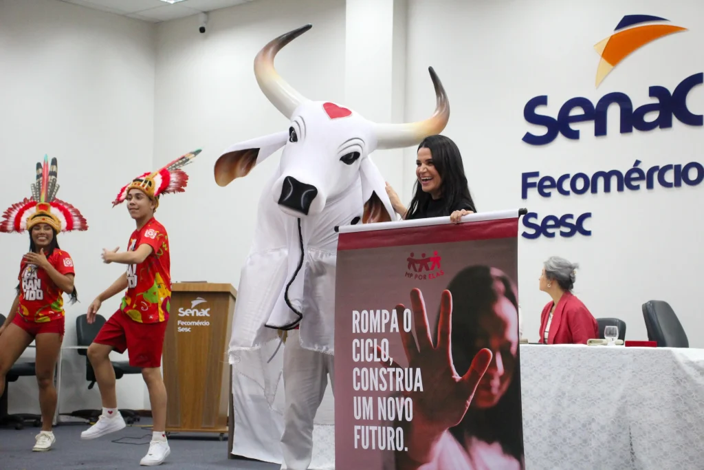 Boi Garantido marca presença no lançamento do “MP Por Elas: Projeto Aurora”