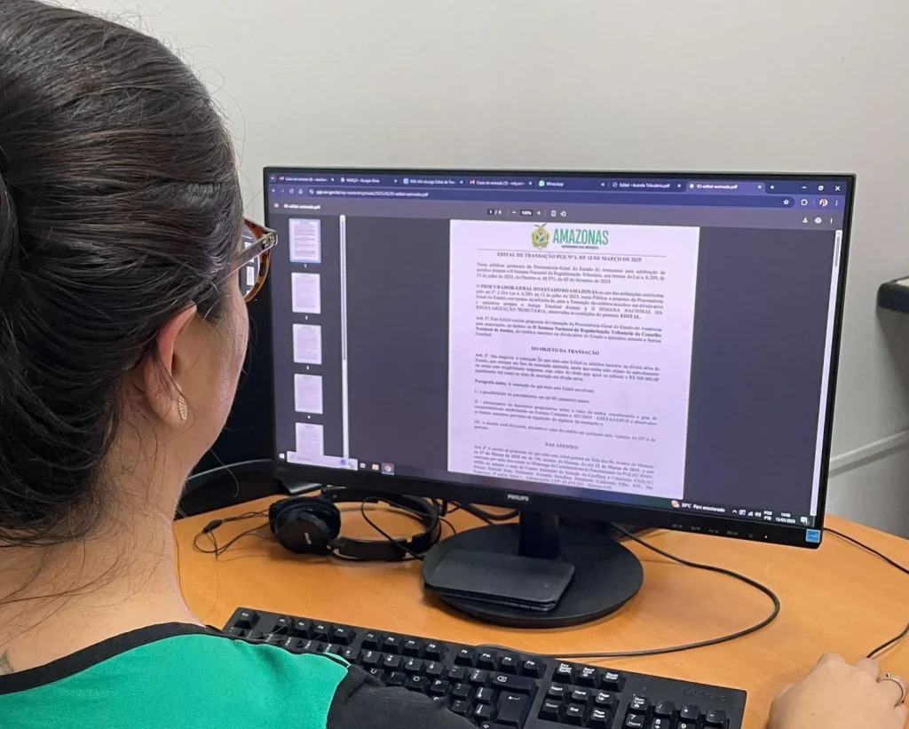 PGE-AM divulga Edital de Transação para Semana Nacional de Regularização Tributária 2025
