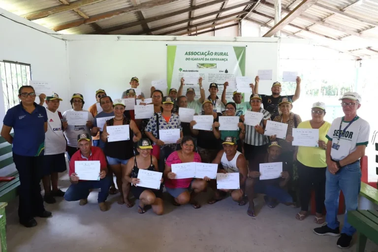 Sepror profissionaliza produtores rurais da zona rural de Manaus