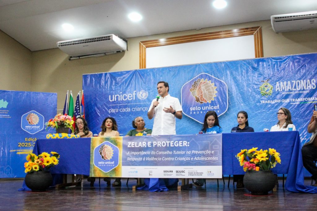 Mateus Assayag e Vanessa Gonçalves assumem compromisso com Selo Unicef