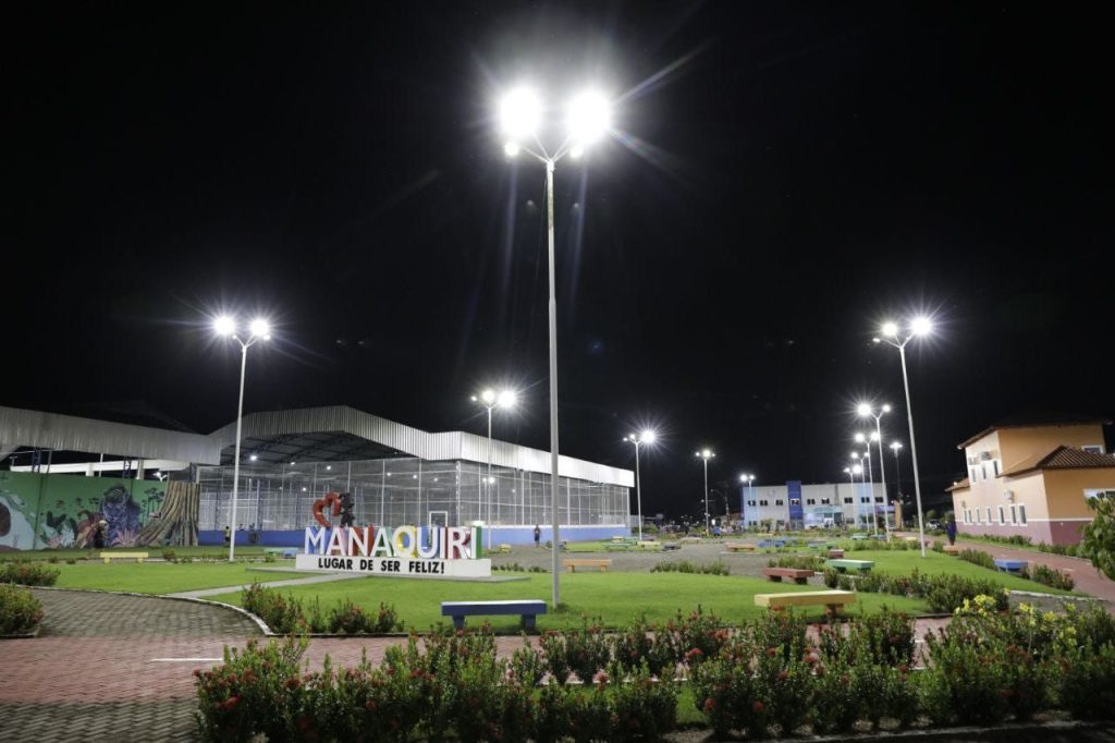 Governador Wilson Lima inaugura novo sistema de iluminação pública de Manaquiri e Careiro Castanho