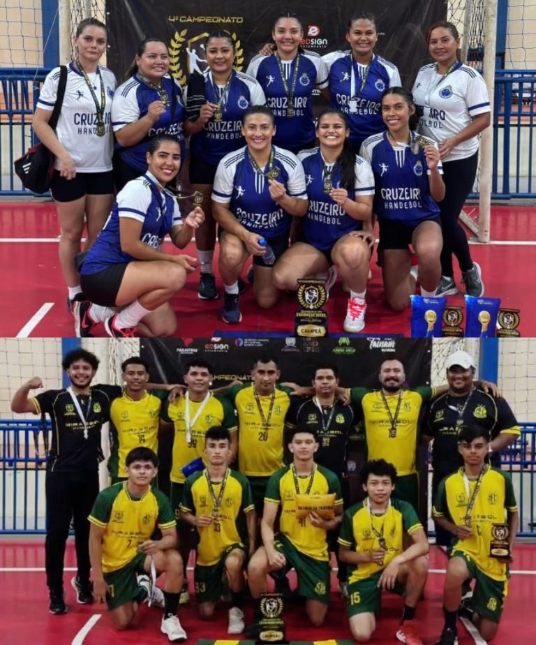 Cruzeiro e Mirasol são campeões do 4ª Quinteto de Handebol, em Parintins