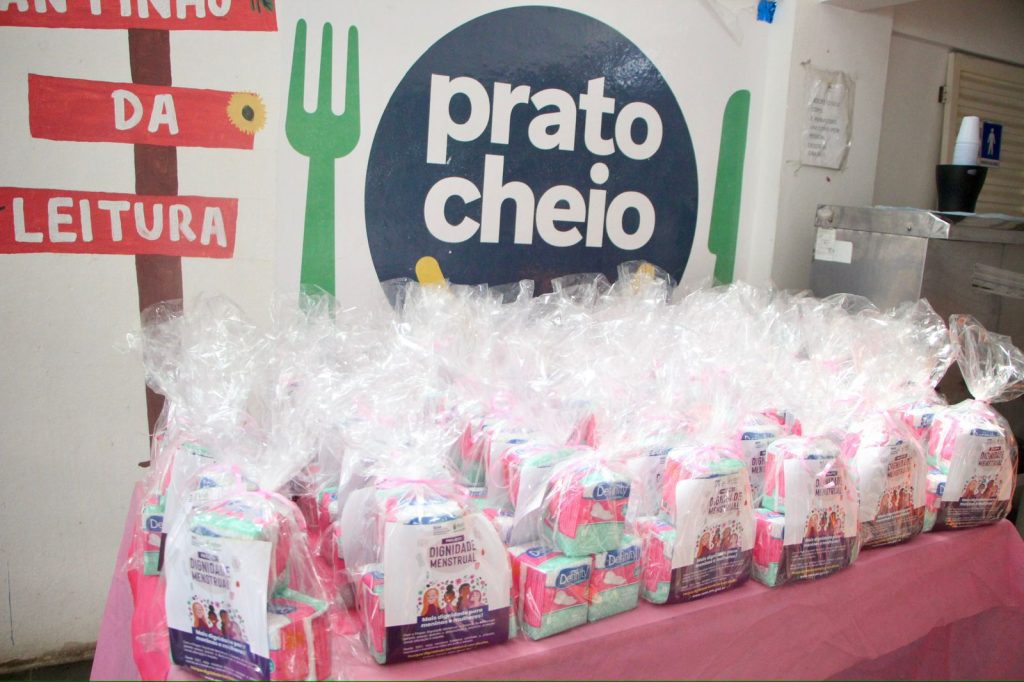 Seas inicia distribuição de absorventes para meninas e mulheres em situação de vulnerabilidade