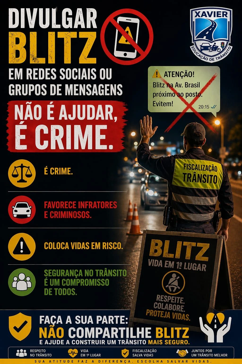 Avisar Sobre Blitz Nas Redes Sociais é Crime