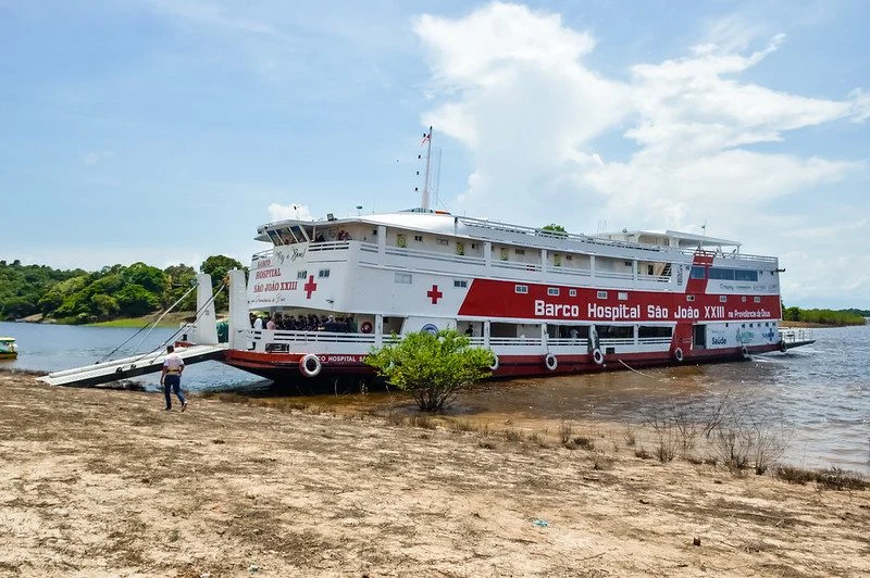 Barco Hospital Inicia Atendimentos De Saúde Em Alvarães, Nesta Terça Feira