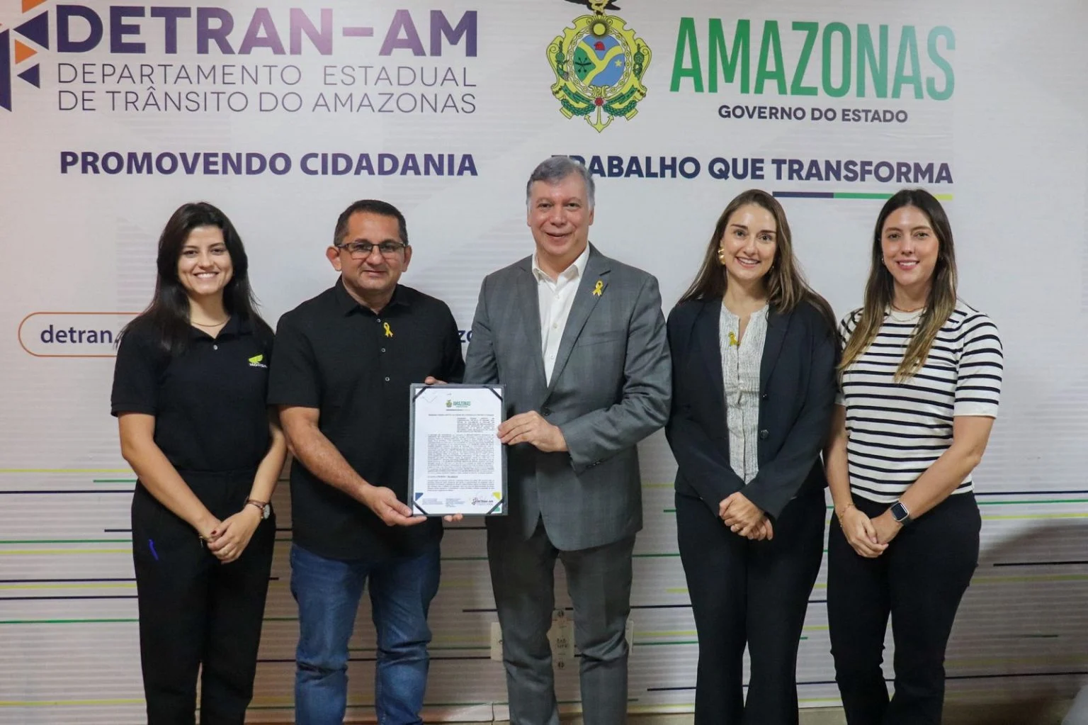 Detran Am E Moto Honda Da Amazônia Prorrogam Termo De Cooperação Técnica Que Visa A Segurança Viária