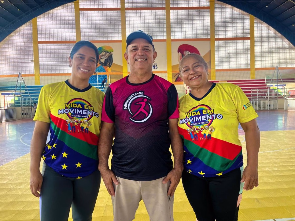 Com incentivo do projeto Vida em Movimento, a família Jacaúna busca melhora na qualidade de vida em meio a treinos Com incentivo do projeto Vida em Movimento, a família Jacaúna busca melhora na qualidade de vida em meio a treinos