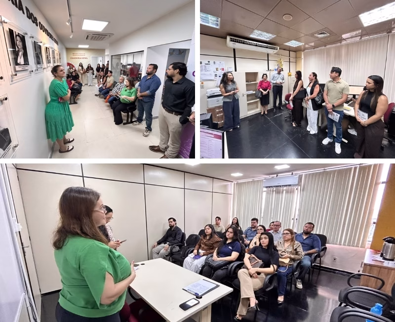 Acadêmicos de direito da Faculdade Santa Teresa conhecem atuação do MPAM durante visita institucional 1 090926 mp20nas20universidades20 20santa20teresa orlando20menezes 2