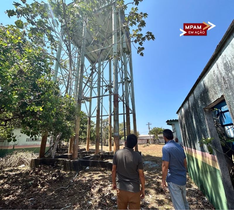 Em São Sebastião do Uatumã, MP inspeciona Serviço Autônomo de Água e Esgoto e identifica problemas no sistema de abastecimento Em São Sebastião do Uatumã, MP inspeciona Serviço Autônomo de Água e Esgoto e identifica problemas no sistema de abastecimento