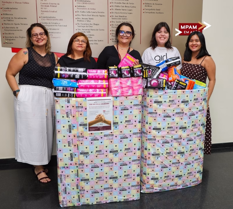 "Por um Ciclo Solidário": MP entrega mais de 8 mil itens de higiene menstrual a instituição de acolhimento de adolescentes “Por um Ciclo Solidário”: MP entrega mais de 8 mil itens de higiene menstrual a instituição de acolhimento de adolescentes