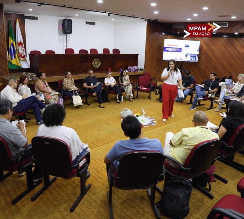 MPAM realiza formação em Justiça Restaurativa com gestores de 24 escolas do projeto Escola em Paz, do Nupia MPAM realiza formação em Justiça Restaurativa com gestores de 24 escolas do projeto Escola em Paz, do Nupia