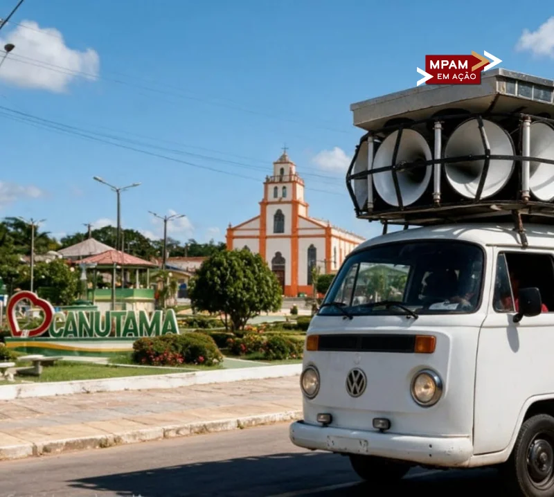 Em Canutama, MPAM e MPF recomendam restrições à propaganda eleitoral com veículos de som Em Canutama, MPAM e MPF recomendam restrições à propaganda eleitoral com veículos de som