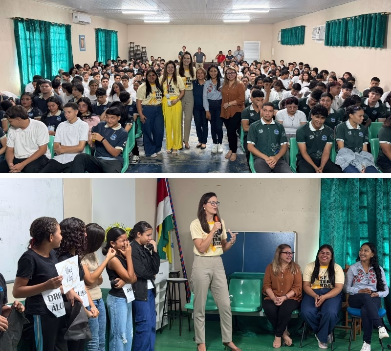 Em Itamarati, MPAM participa de atividade sobre o Setembro Amarelo para alunos da rede pública 1 210926 itamarati20 20palestra20setembro20amarelo divulgacao mpam 3