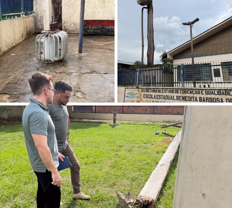 Em Envira, Ministério Público investiga interrupções elétricas em escolas estaduais 1 240926 envira20 20problemas20eletricos20escolas divulgacao mpam 3