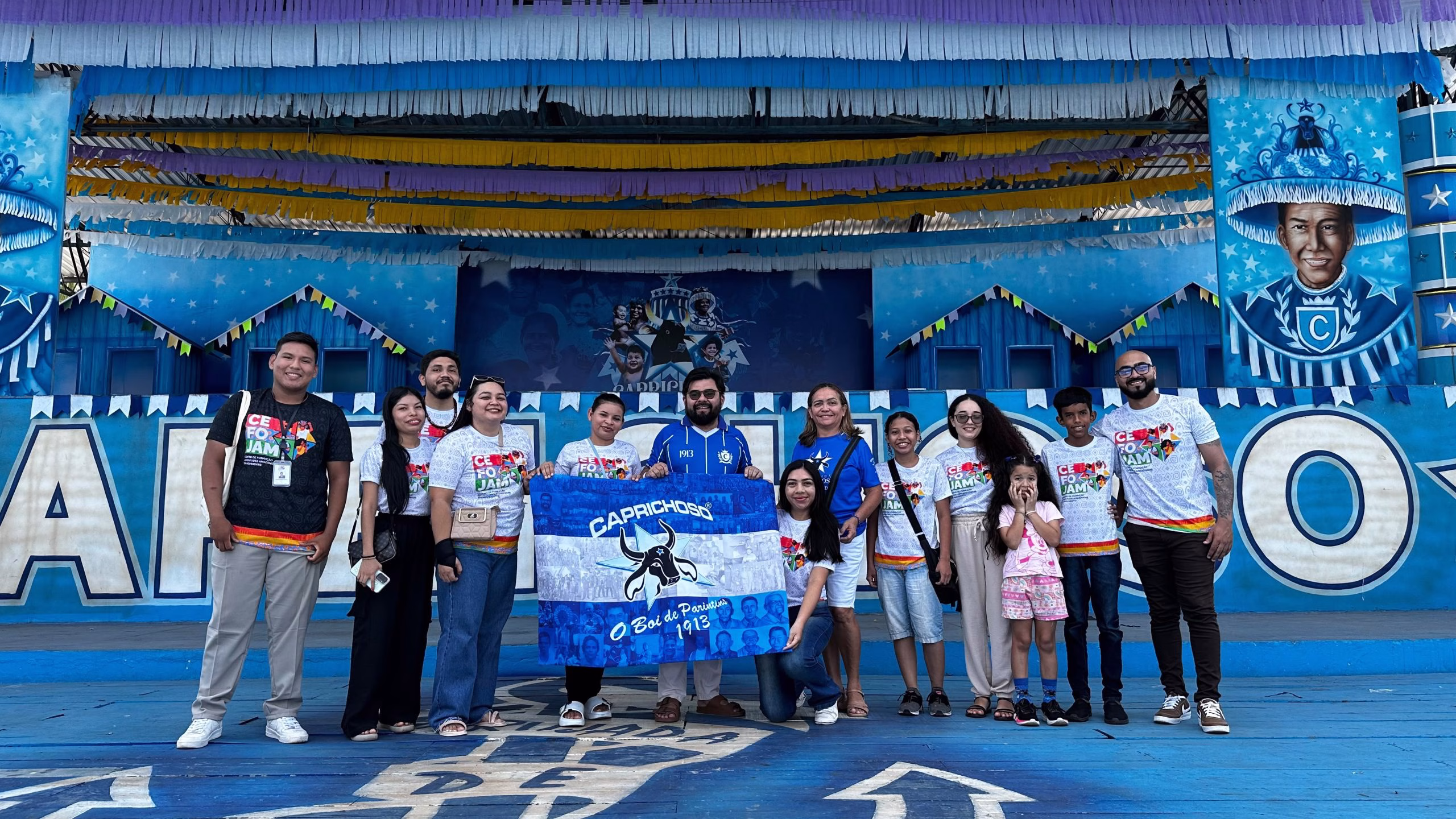 Boi Caprichoso recebe encerramento de curso sobre patrimônio histórico e cultural promovido pela UFAM