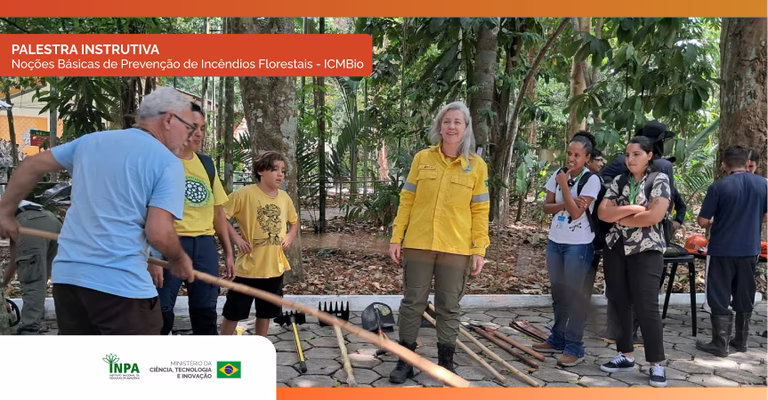 INPA recebe ICMBio para palestra sobre prevenção de incêndios florestais INPA recebe ICMBio para palestra sobre prevenção de incêndios florestais