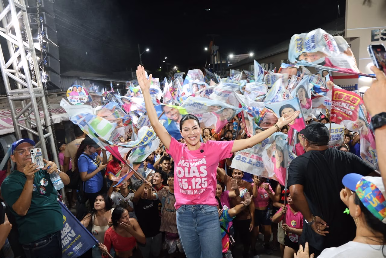 Mayra Dias reúne multidões em Mocambo e Caburi e mostra força de mobilização na zona rural de Parintins