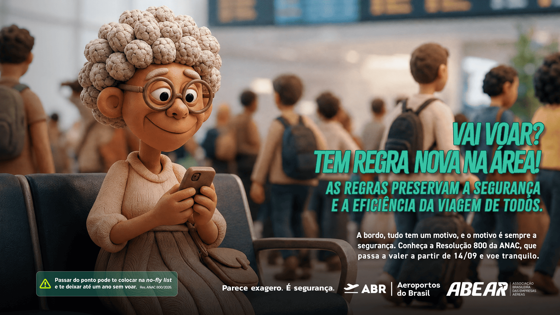 Campanha alerta passageiros sobre atos de indisciplina em voos e aeroportos Campanha alerta passageiros sobre atos de indisciplina em voos e aeroportos