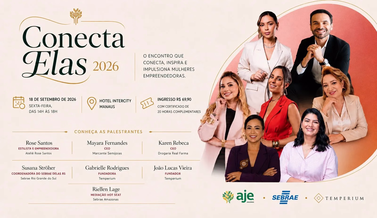 Conecta Elas reúne experiências de negócios e liderança feminina em Manaus Conecta Elas reúne experiências de negócios e liderança feminina em Manaus