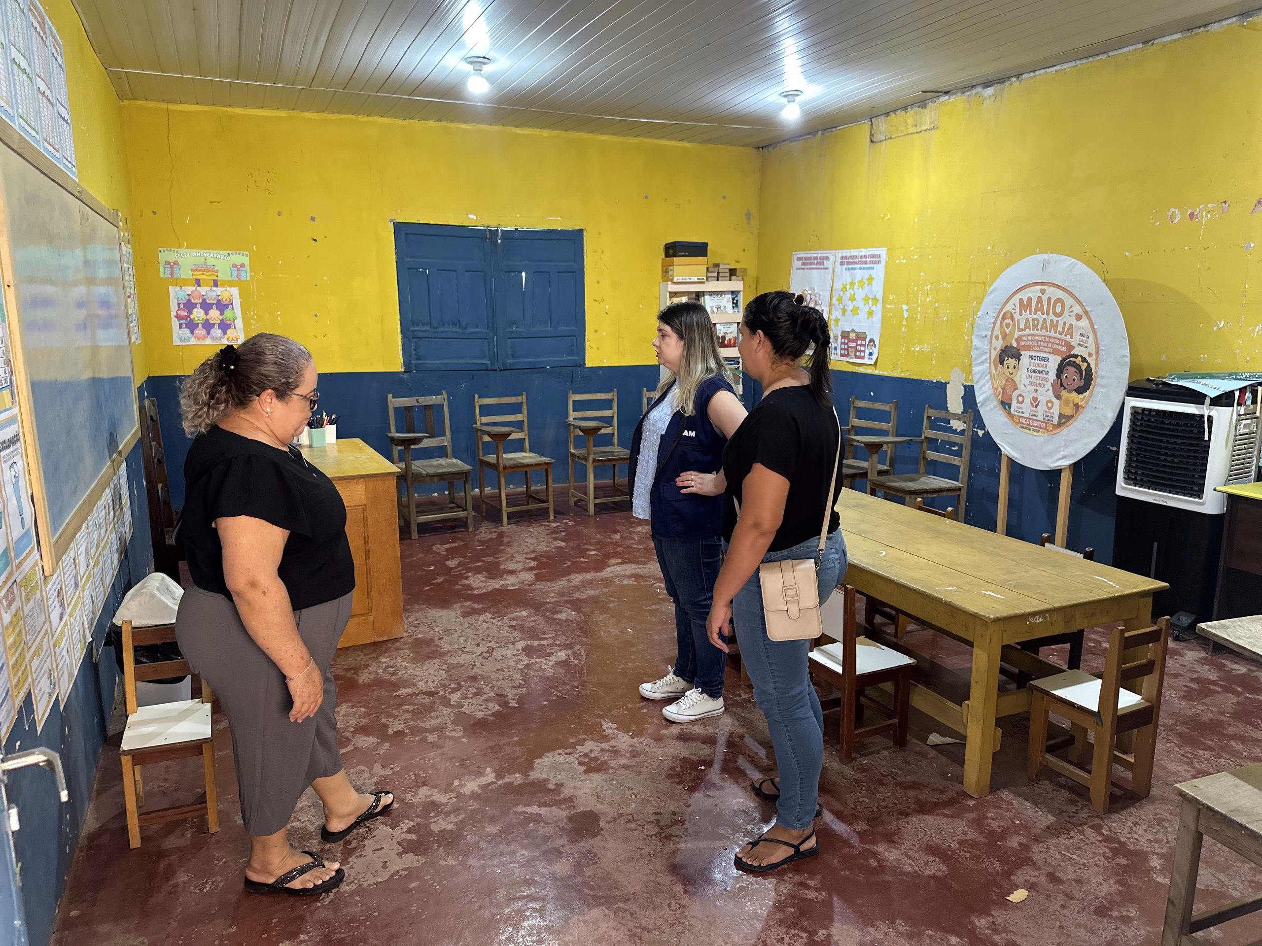 Defensoria Pública cobra reforma de escola com estrutura precária na zona rural de Humaitá