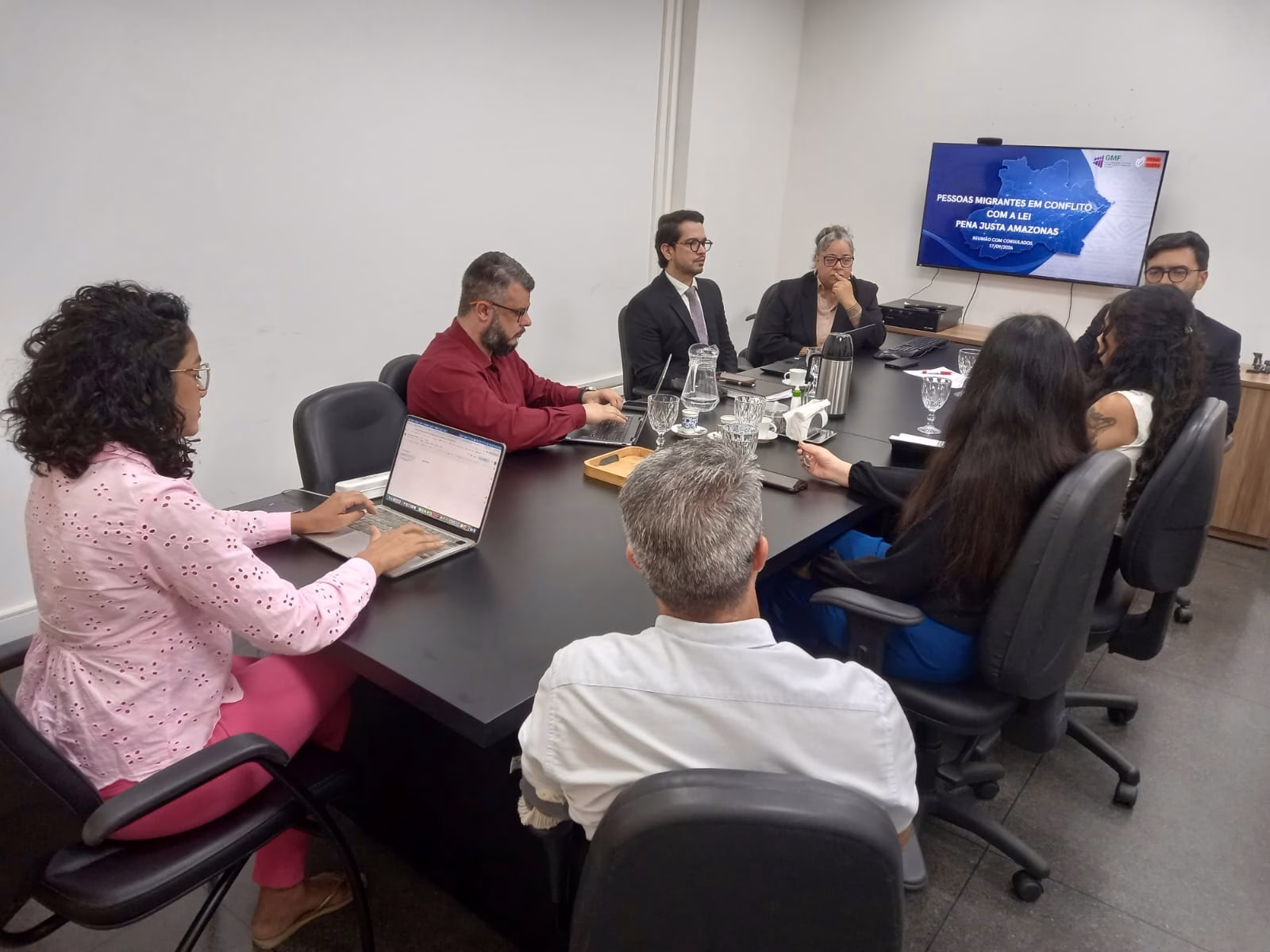 GMF/TJAM amplia diálogo com órgãos para fortalecer atenção a migrantes no sistema prisional GMF/TJAM amplia diálogo com órgãos para fortalecer atenção a migrantes no sistema prisional