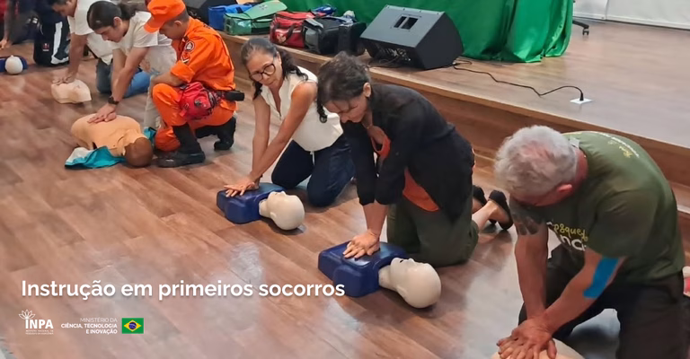 Inpa recebe instrução em Primeiros Socorros com o CBMAM