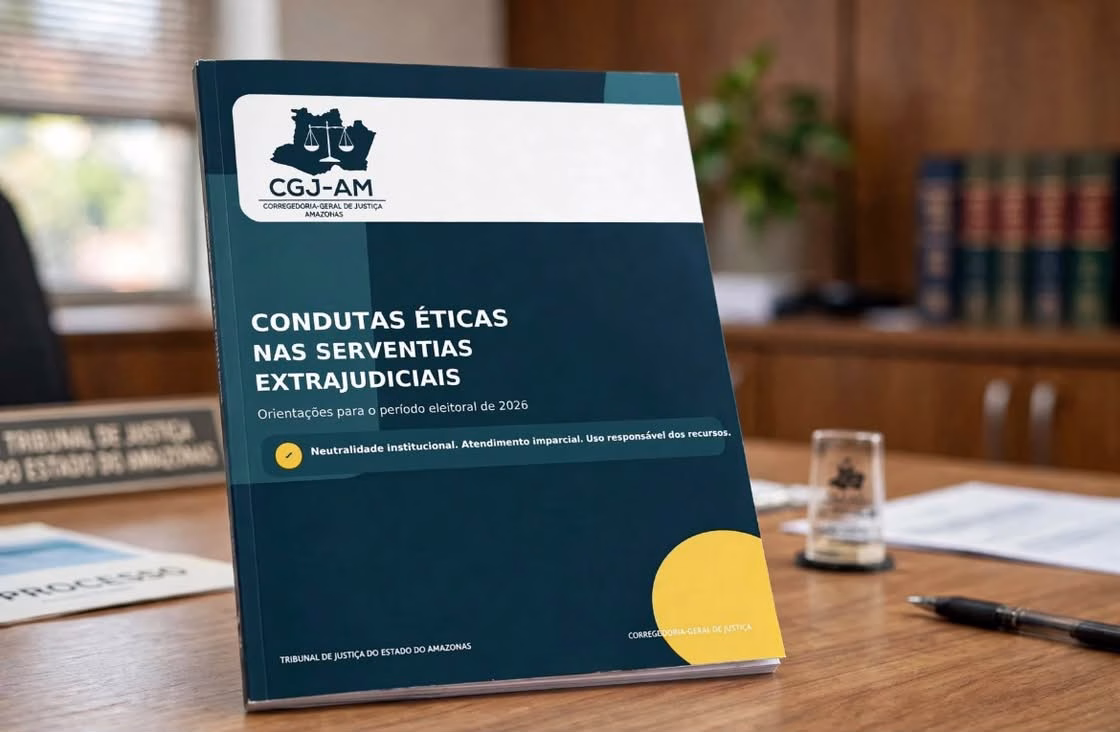Corregedoria-Geral de Justiça do Amazonas divulga cartilha com orientações a serem observadas por cartórios no período eleitoral de 2026