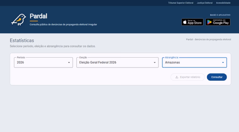 Abrangência (pardal web) 30ago pardal registra 99 denuncias em propaganda eleitoral no amazonas nos primeiros 1 1