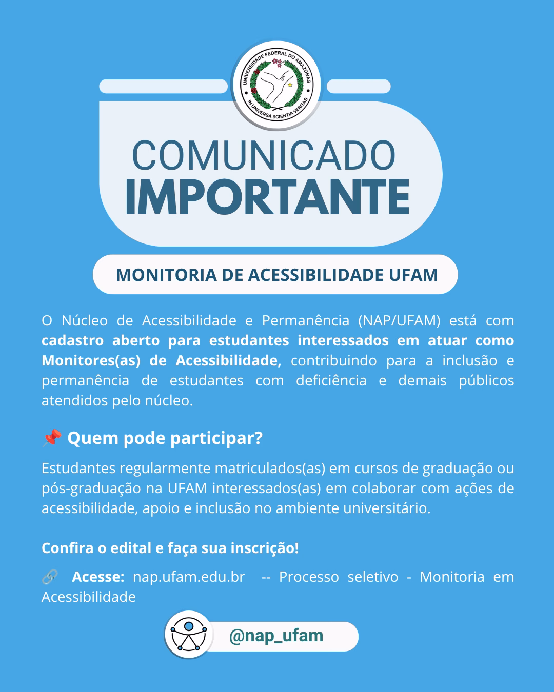 politica de acessibilidade ufam promove escuta ativa consulta publica e selecao