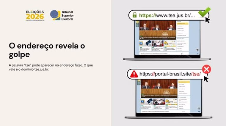 O endereço revela o golpe saiba como se proteger de golpes que usam o nome da justica eleitoral 2