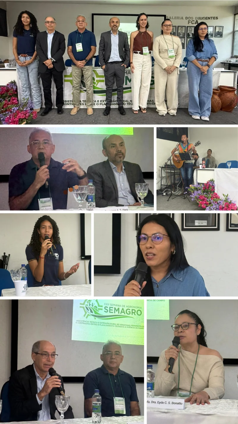 Semana de Agronomia da Ufam reúne estudantes e profissionais para debater temas regionais. Atividades seguem até sexta, 9/10